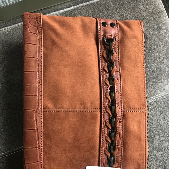 Neiman Marcus suede clutch purse - Picture 2 of 6